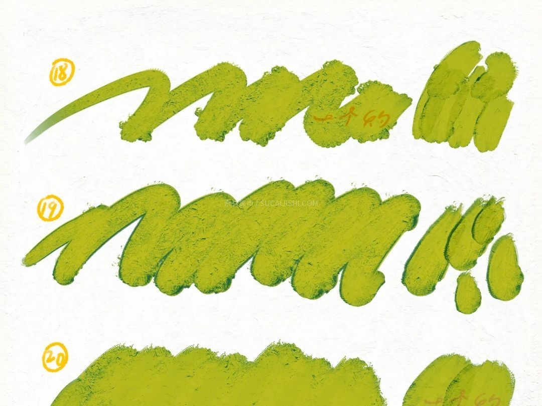 30+超写实油画棒Procreate笔刷